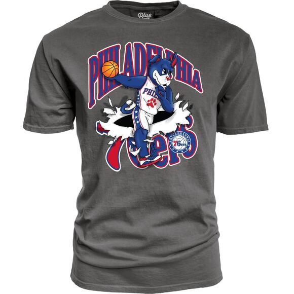 Other - Blue 84 Nba Unisex-Adult Nba  T-Shirt Ringspun Slam Mascot Black